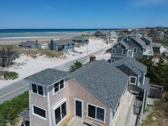Coastal home with a new roof